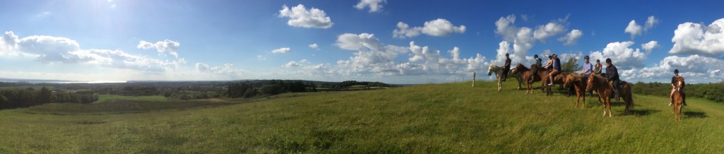 Udsigten fra Trebjerg, Torsdagsholdet juni 2014.